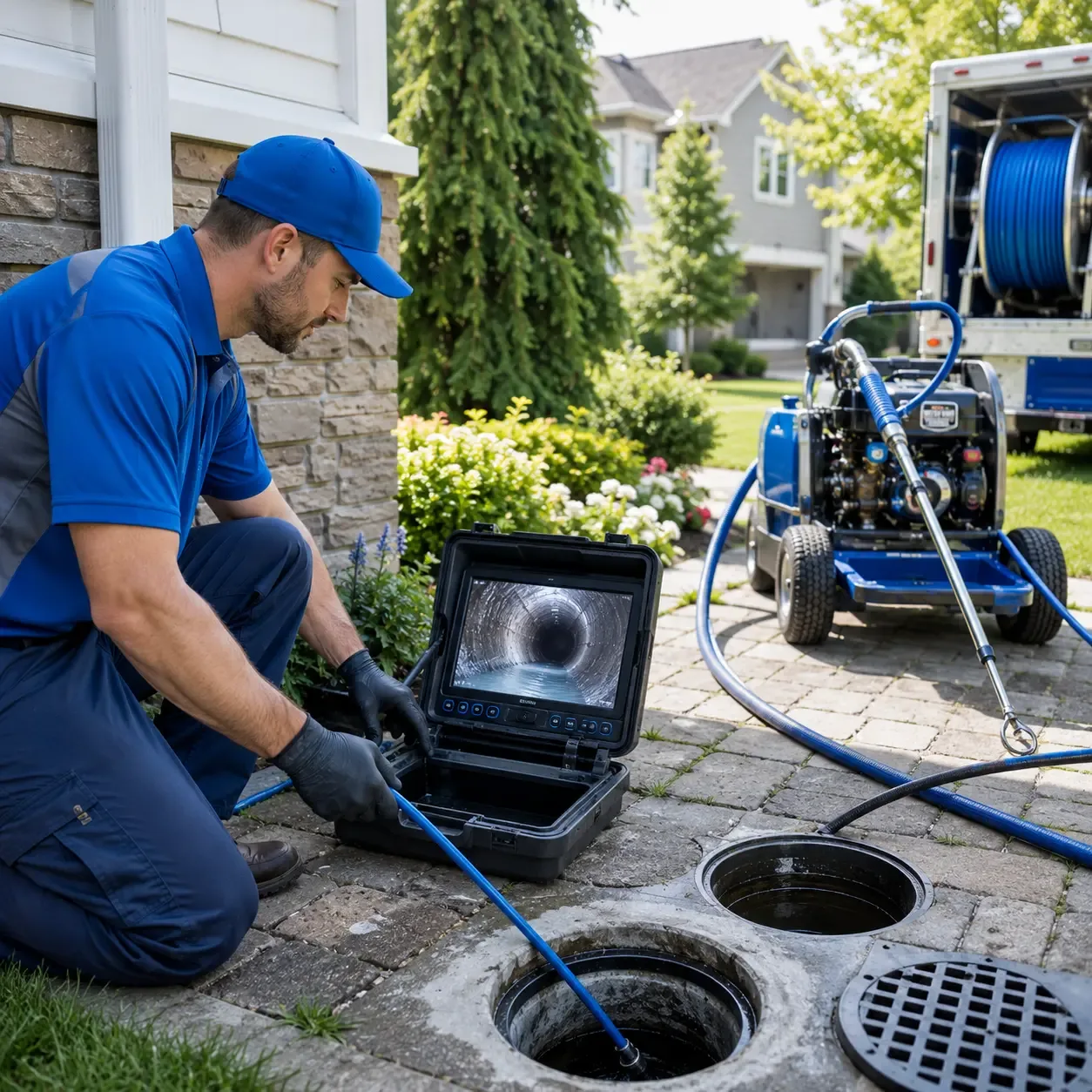 Outdoor drain cleaning professionals serving Visalia, CA